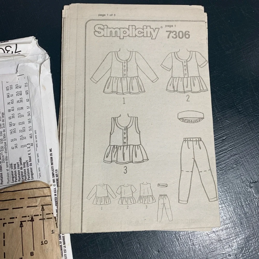 Simplicity Easy to Sew Dress Pattern from 90s